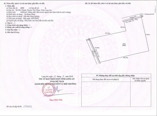 Hình ảnh Cho thuê đất công nghiệp hơn 4ha tại KCN Hòa Bình - Long An