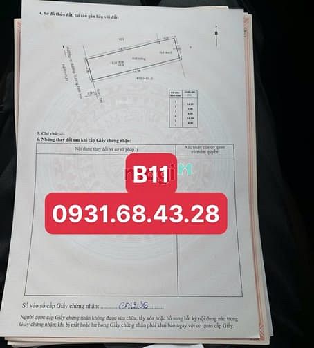 Hình ảnh Đất Thổ Cư Trương Đình Hội 54.4m², Hẻm Nhựa 7m Xe Tải Tránh