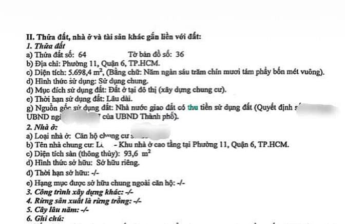 Hình ảnh Hiếm: Căn góc Him Lam Quận 6 - 102m2 - SHR - TRUNG TÂM QUẬN 6