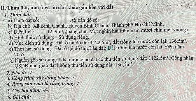 Hình ảnh Đất Mặt Tiền Hoàng Phan Thái 1259m2 Thổ Cư 1122m2 Nở Hậu Gần QL1A