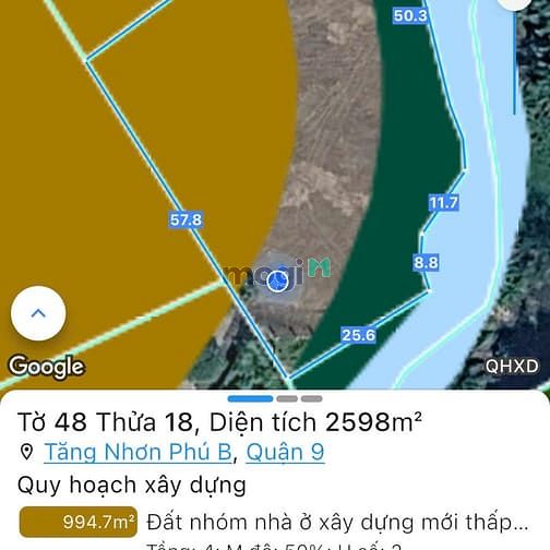 Hình ảnh Chính Chủ Gửi Bán Lô Đất Hẻm Oto Dương Đình Hội P.Tăng Nhơn Phú B