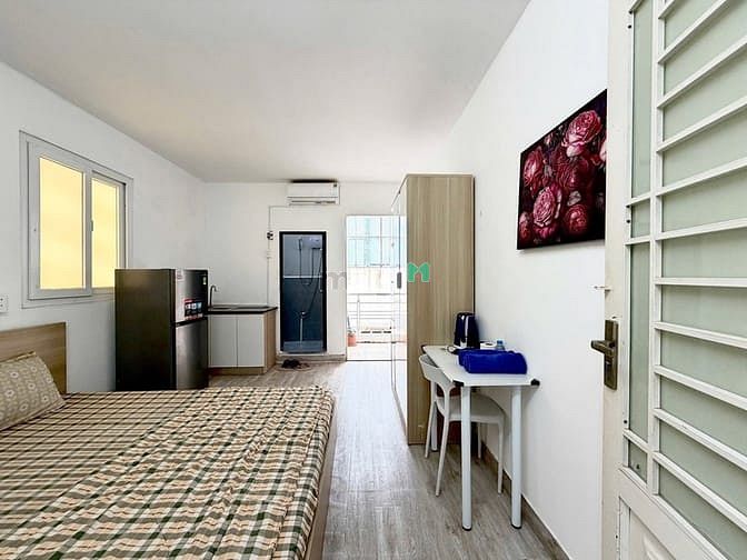 Hình ảnh Studio Balcony Full Nội Thất Ngay Nguyễn Văn Thủ