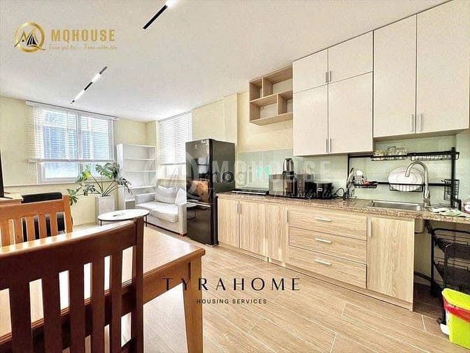 Hình ảnh Studio Balcony Thang Máy Hầm Xe Full Nội Thất Ngay Khu Phố Nhật