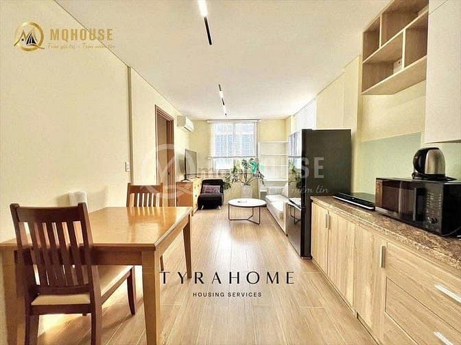 Hình ảnh Studio Balcony Thang Máy Hầm Xe Full Nội Thất Ngay Khu Phố Nhật