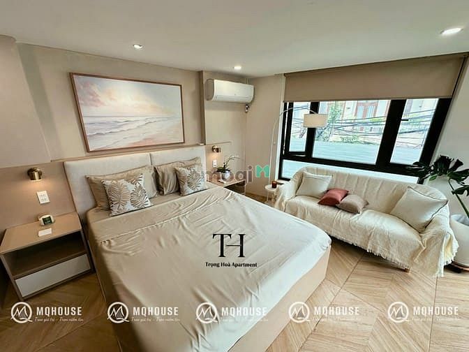 Hình ảnh Căn Hộ 1PN Có Gu Tone Gỗ Sáng Đẹp Như Studio Chụp Hình Gần Chợ Bà Chiể