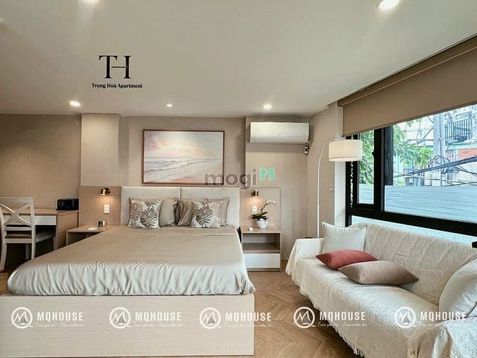 Hình ảnh Căn Hộ 1PN Có Gu Tone Gỗ Sáng Đẹp Như Studio Chụp Hình Gần Chợ Bà Chiể