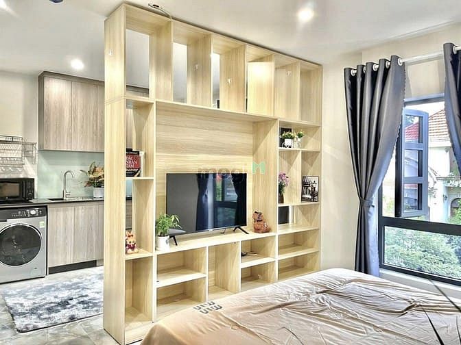 Hình ảnh 🎉 Studio Hiện Đại Tách Biệt Không Gian Ngủ - Toà Nhà Lớn PCCC Đầy Đủ
