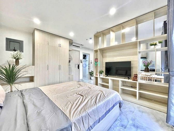 Hình ảnh 🎉 Studio Hiện Đại Tách Biệt Không Gian Ngủ - Toà Nhà Lớn PCCC Đầy Đủ