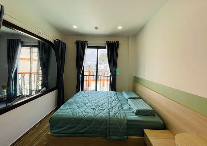 Hình ảnh 🏡 Căn Hộ 1PN Ban Công Hiện Đại Tone Xanh Mát Ngay Trung Tâm Q3