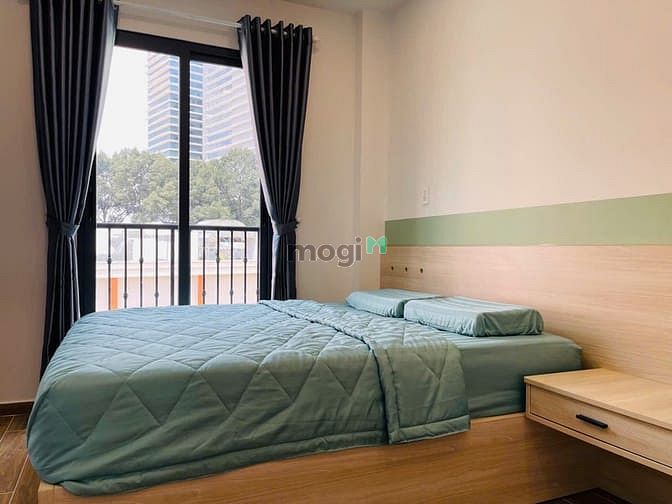 Hình ảnh 🏡 Căn Hộ 1PN Ban Công Hiện Đại Tone Xanh Mát Ngay Trung Tâm Q3