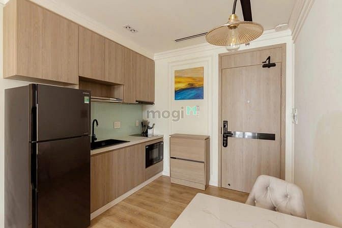 Hình ảnh Siêu Phẩm 1PN Sang Trọng Tone Gỗ Sáng - Toà Nhà Mới Ngay Cầu Công Lý