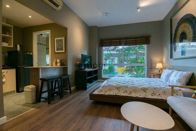 Hình ảnh 🎉 Studio Green View Cực Có Gu - Bếp Đảo Ngay Cầu Công Lý
