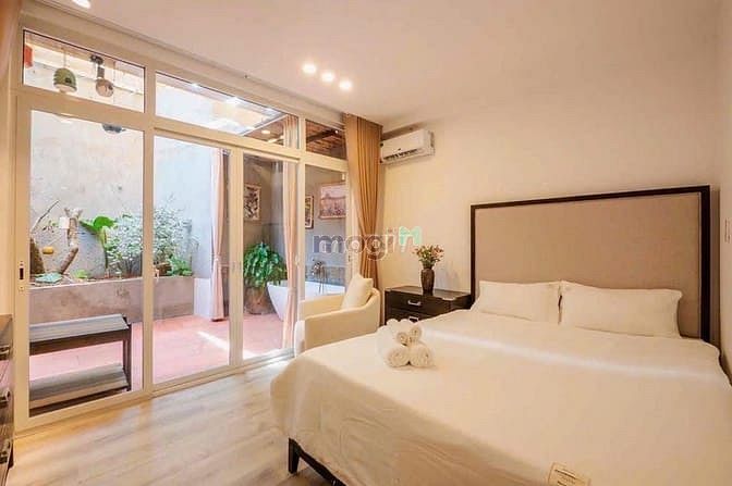 Hình ảnh 🎉 Căn Hộ 1Pn Sân Vườn 50M2 Tone Vàng Ấm Cực Gu Ngay Cầu Thị Nghè