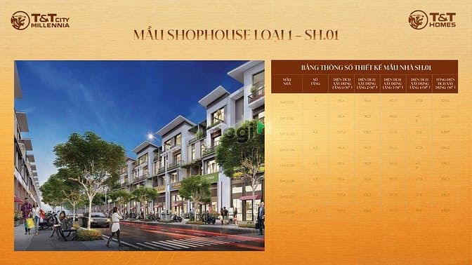 Hình ảnh Chuyển nhượng căn shophouse số SH05 trục Thái sơn 3, sát trường FPT