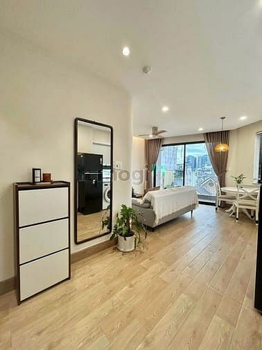 Hình ảnh 🎉 Siêu Phẩm 1PN Ban Công Vintage Tone Gỗ Ấm Ngay Chợ Bà Chiểu