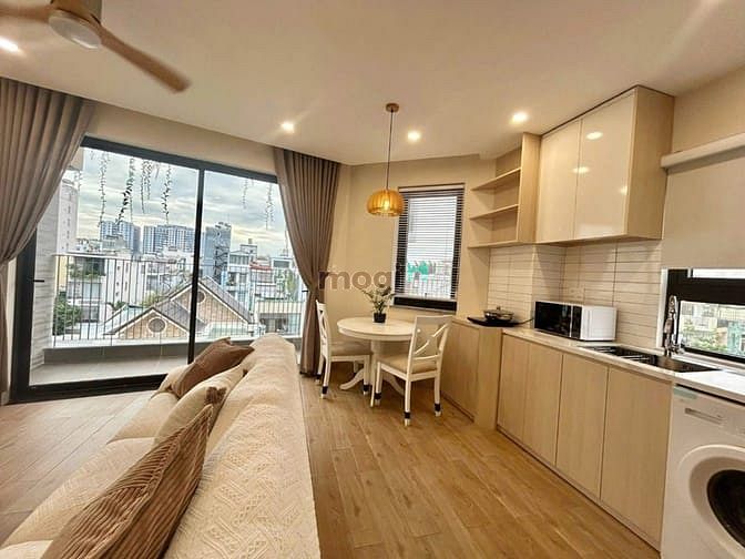 Hình ảnh 🎉 Siêu Phẩm 1PN Ban Công Vintage Tone Gỗ Ấm Ngay Chợ Bà Chiểu