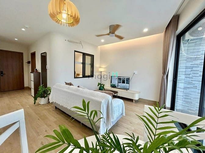 Hình ảnh 🎉 Siêu Phẩm 1PN Ban Công Vintage Tone Gỗ Ấm Ngay Chợ Bà Chiểu