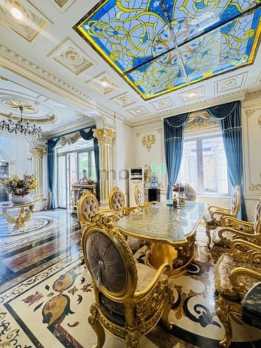 Hình ảnh Biệt Thự Ven Sông Bình Chánh, 338m2, 15m Ngang, 5 Tầng, Thang Máy, 45T