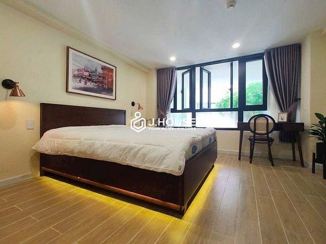 Hình ảnh 🎉Duplex 1PN Cao Cấp , NT Đầy Đủ Tone Gỗ Nâu Mix Đèn Vàng Ấm Cúng