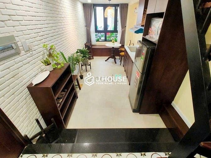 Hình ảnh 🎉Duplex 1PN Cao Cấp , NT Đầy Đủ Tone Gỗ Nâu Mix Đèn Vàng Ấm Cúng