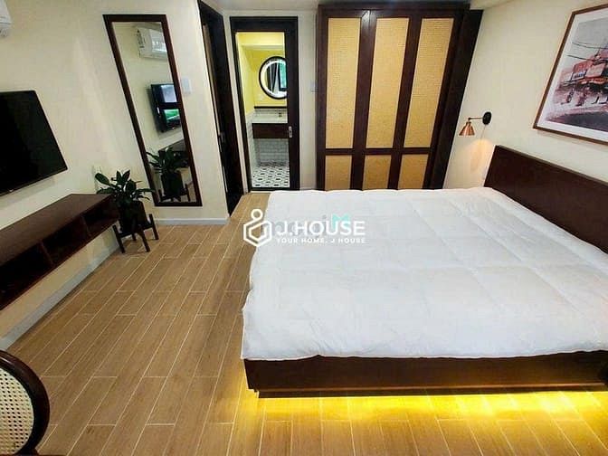 Hình ảnh 🎉Duplex 1PN Cao Cấp , NT Đầy Đủ Tone Gỗ Nâu Mix Đèn Vàng Ấm Cúng