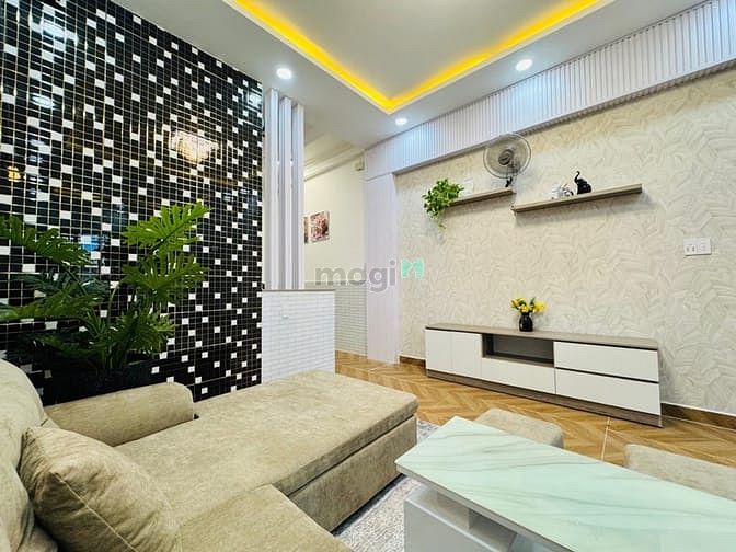 Hình ảnh Nhà Đẹp 3 Tầng KDC Bình Hưng, 72m2, 5PN, Vỉa Hè 3m, Xe Hơi Ngủ Nhà, 9.