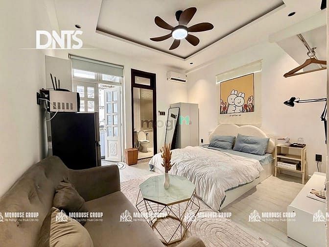 Hình ảnh Studio Balcony Thang Máy Hầm Xe Full Nội Thất Ngay Trần Quang Khải