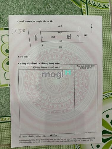 Hình ảnh Bán Gấp Lô Đất 72m2, Sát Cổng khu Công Nghiệp_1,6 tỷ