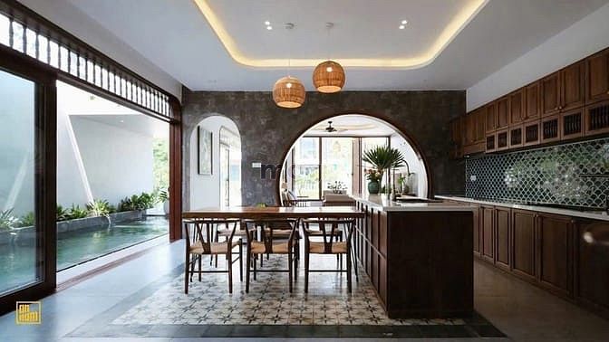 Hình ảnh Cho thuê villa  khu Euro village có sân vườn hồ bơi