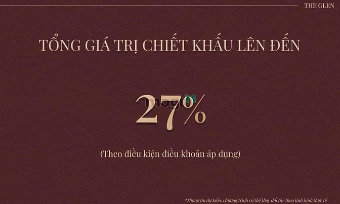Hình ảnh The Glen- Full rổ hàng (Căn góc - căn thường) mua giá gốc CĐT, TT 3năm