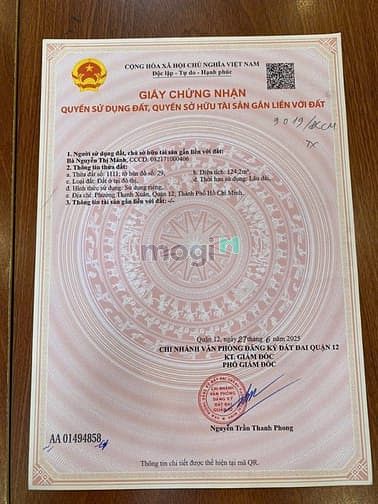 Hình ảnh Nhà mới xây Thạnh Xuân 25, Q12 1 trệt + 2 lầu, di chuyển sang Gò Vấp