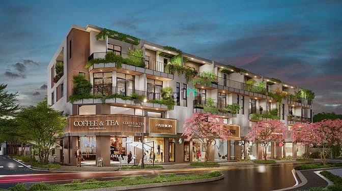 Hình ảnh Bán Shophouse đa năng 4 tầng tại Mỹ Yên - Bến Lức