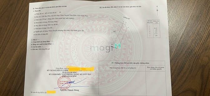 Hình ảnh Bán Đất gần KCN Tam Dương Vị trí Đẹp