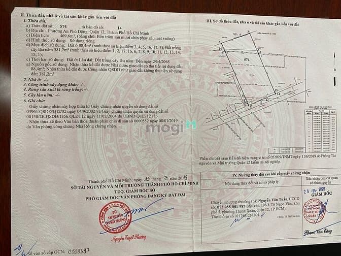 Hình ảnh Cần bán gấp lô đất An Phú Đông Q12 Tp.HCM