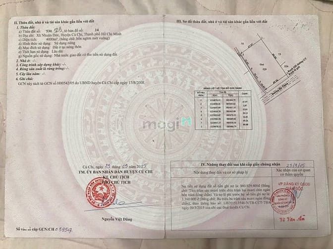 Hình ảnh Củ Chi, Đất 2 Mặt tiền đường Bà Thiên, KV 50x160m 8000m2, Chỉ 45 tỷ