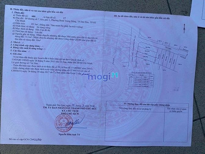 Hình ảnh Bán 6 lô đất đường số 7 Bình Trưng Đông Q2 Giá 5.2 tỷ
