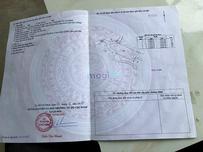 Hình ảnh Bán đất mặt tiền gần KDC Bà Xán Bình Khánh Cần Giờ, 1081 m, giá 5.5 tỷ