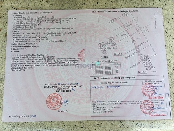 Hình ảnh GIẢM SÂU 2 TỶ căn tại QL1A P.Hiệp Bình Phước , TP.Thủ Đức
