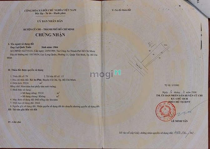 Hình ảnh Đất thổ cư Mặt Tiền Tỉnh Lộ 15, An Phú, Củ Chi, 500m2, giá 6tỷ5, HH 3%