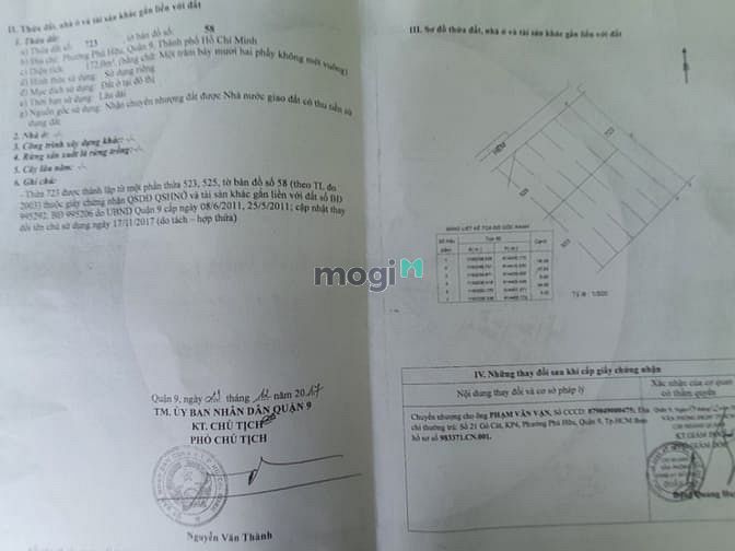 Hình ảnh Giá 28 tỷ. 4 lô đất 700m2, full thổ cư đường 882, Phú Hữu Q9