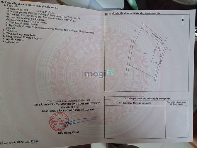 Hình ảnh Đất ql3 phường Cải Đan Sông Công