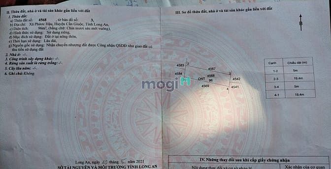 Hình ảnh Bán đất có sổ khu vực Huyện Cần Giuộc, Tỉnh Long An