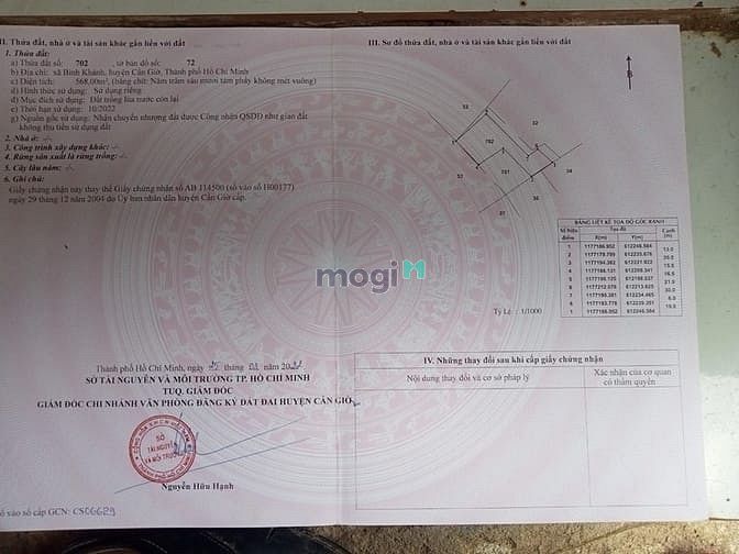Hình ảnh Bán lô đất đẹp cách phà Bình Khánh Cần Giờ 1km, 860 m, giá 7 triệu/m2