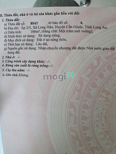 Hình ảnh Bán gấp đất nền mặt tiền đs 1 KDC Thái Sơn