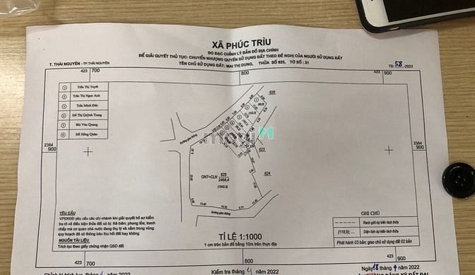 Hình ảnh Bán 3 lô liền kề trung tâm xã Phúc Trìu