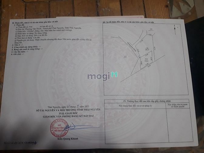Hình ảnh Bán lô đất rộng phường Tân Thịnh