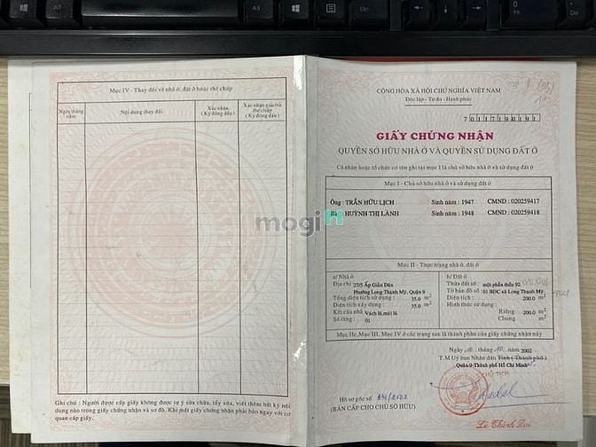 Hình ảnh Cần bán đất thổ cư Đường Hoàng Hữu Nam, Phước Long B, Quận 9