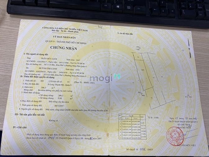 Hình ảnh Cần bán đất thổ cư Đường Hoàng Hữu Nam, Phước Long B, Quận 9