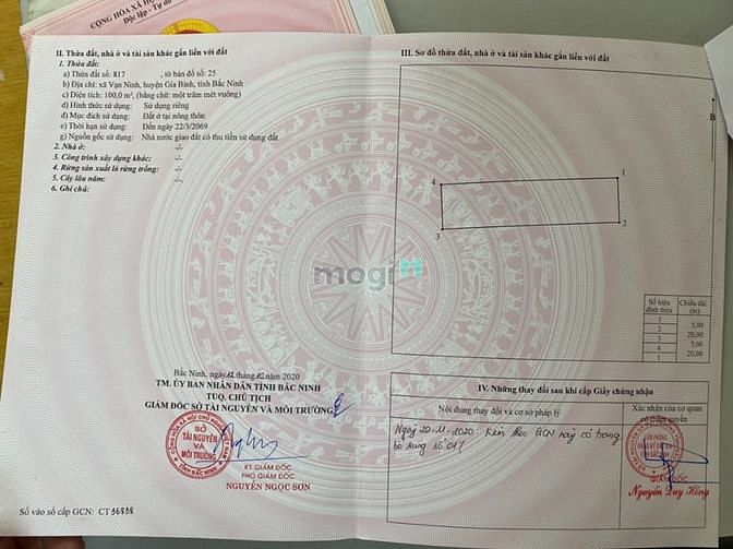 Hình ảnh Bán đất dự án có sổ trục chính Cao Thọ, Vạn Ninh, Gia Bình, Bắc Ninh