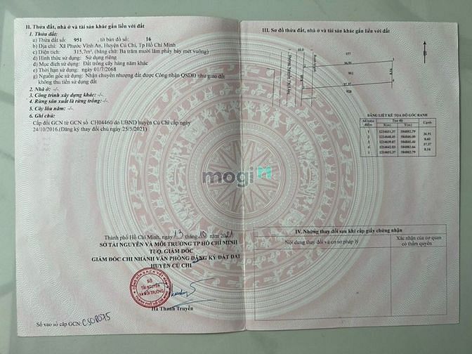 Hình ảnh Cần bán lô đất mặt tiền Nguyễn thị Lắng, Phước Vĩnh An, Củ Chi
